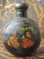 Prachtige oude kruik uit Rajastan India van ijzer 30 cm., Ophalen of Verzenden