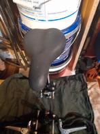 zadel op stang, Fietsen en Brommers, Fietsaccessoires | Fietsstoeltjes, Ophalen, Gebruikt, Voorzitje, Voetsteuntjes