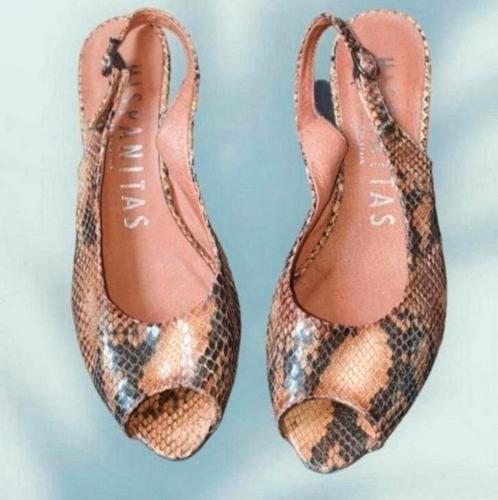 ✨️HISPANITAS Sandalen Maat 37 In prima staat✨️, Kleding | Dames, Schoenen, Gedragen, Sandalen of Muiltjes, Bruin, Ophalen of Verzenden