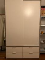 IKEA trysil witte kledingkast met twee schuifdeuren, Gebruikt, 200 cm of meer, 50 tot 75 cm, Ophalen