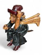 Vintage Heks Decoratie - Hangend halloween beeld, Ophalen of Verzenden