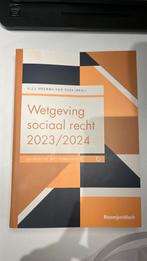 Wetgeving sociaal recht 2023/2024, Boeken, Informatica en Computer, Nieuw, Ophalen of Verzenden