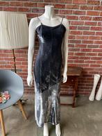 Gala jurk van Key West maat S - Zilver - zwart, Maat 38/40 (M), Douwenmaat 8-3 Meppel, Info@again.nu, Zwart
