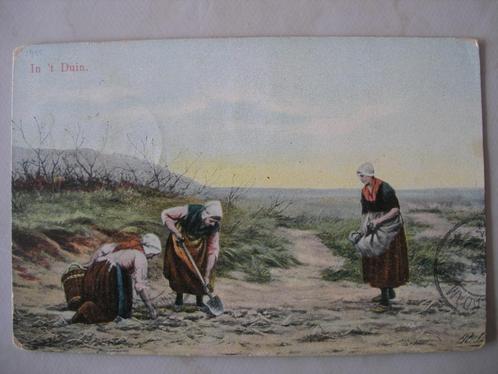 5 oude ansichten met landelijke afbeeldingen, Verzamelen, Ansichtkaarten | Themakaarten, Voor 1920, Ophalen of Verzenden