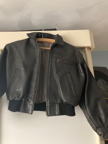 Gevoerd echt leder damesjack maat xs/s beschikbaar voor biedingen