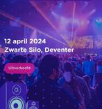 Gezocht: 1 kaartje 40UP Zwarte Silo 12 april, Tickets en Kaartjes, Eén persoon