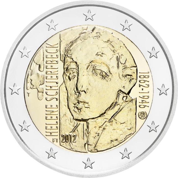 2 euro Finland 2012 - Helene Schjerfbeck (UNC), Postzegels en Munten, Munten | Europa | Euromunten, Losse munt, 2 euro, Finland