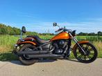 Kawasaki VN 900 Custom motor, zwart - oranje, Motoren, 903 cc, 2 cilinders, Chopper, Particulier