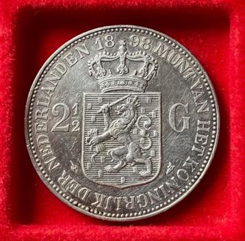 2,5 gulden 1898 Wilhelmina  beschikbaar voor biedingen