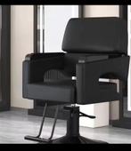 2 zwarte kapperstoelen NIEUW met zwarte voet en pomp., Huis en Inrichting, Ophalen, Nieuw, Zwart, Twee
