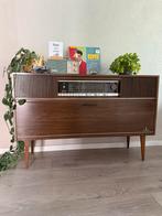 Vintage radiomeubel Grundig Mandello 8, dressoir/tv meubel, Antiek en Kunst, Ophalen of Verzenden