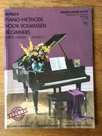Alfred’s piano-methode voor volwassen beginners eerste lesbo, Ophalen of Verzenden, Gebruikt, Les of Cursus, Piano