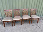 4x vintage stoel, Huis en Inrichting, Stoelen, Ophalen, N, N, Gebruikt
