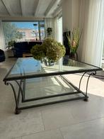 Salontafel glas, Huis en Inrichting, Tafels | Salontafels, 100 tot 150 cm, Minder dan 50 cm, Rechthoekig, 50 tot 100 cm