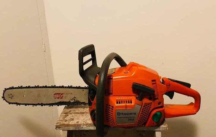 Husqvarna 353 Kettingzaag, Tuin en Terras, Hand-tuingereedschap, Gebruikt, Ophalen