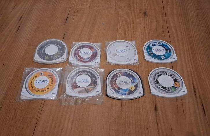 PSP - Partijdeal 3 - 8 X PSP games, Spelcomputers en Games, Games | Sony PlayStation Portable, Gebruikt, Overige genres, 1 speler