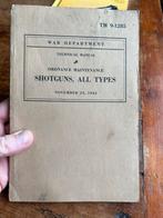 WO2 Amerikaans voorschrift shotguns USMC 1942 wapens, Amerika, Verzenden, Boek of Tijdschrift, Landmacht