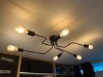 Plafondlamp wandlamp filament zwart ceiling lamp black, Huis en Inrichting, Lampen | Plafondlampen, Zo goed als nieuw, Ophalen