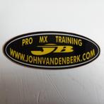Leuke oude sticker. JB.  Pro MX Training.  JOHN Van den Berk, Ophalen of Verzenden
