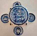 Blond Amsterdam Delfts Blond voorraadpot en bordjes, Ophalen, Nieuw, Aardewerk, Blond Amsterdam