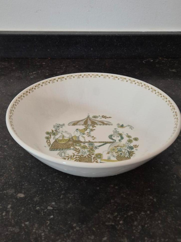 Vintage schaal Figgjo Flint Norway, Verzamelen, Retro, Huis en Inrichting, Ophalen of Verzenden