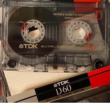 SET 946 10 X TDK D60 TYPE I CASSETTEBANDJES 1988-1989 beschikbaar voor biedingen