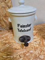 Feinster Tafelsenf", wat "Fijnste Tafelmosterd" betekent. , Antiek en Kunst, Antiek | Gereedschap en Instrumenten, Ophalen