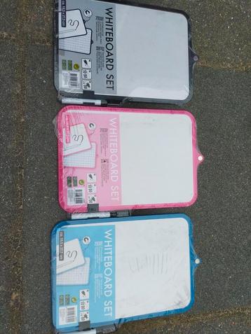 Mini whiteboard sets beschikbaar voor biedingen