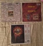 Guns and Roses 3x vinyl singles 7" inch x 45Rpm, Verzenden, Zo goed als nieuw, Overige formaten, Poprock