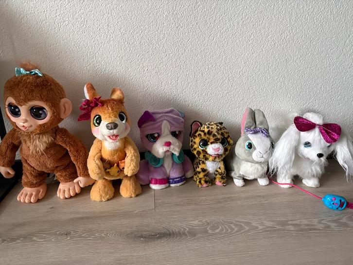 Interactieve Knuffels: o.a FurReal, VTech, Kinderen en Baby's, Speelgoed | Knuffels en Pluche, Zo goed als nieuw, Overige typen