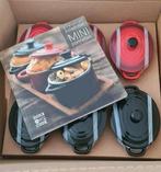 Born to Cook Mini Pannetjes - 6 stuks - Nieuw, Huis en Inrichting, Keuken | Potten en Pannen, Gietijzer, Nieuw, Pannenset, Ophalen of Verzenden