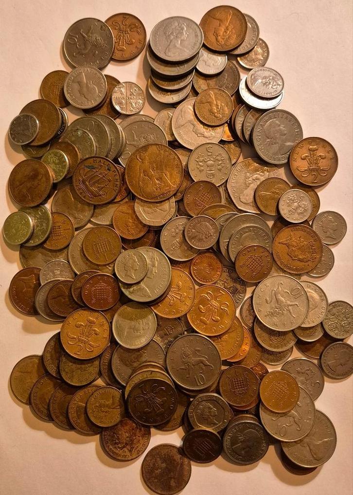 Verzameling Engelse Munten, Postzegels en Munten, Munten en Bankbiljetten | Verzamelingen, Munten, Buitenland, Ophalen of Verzenden