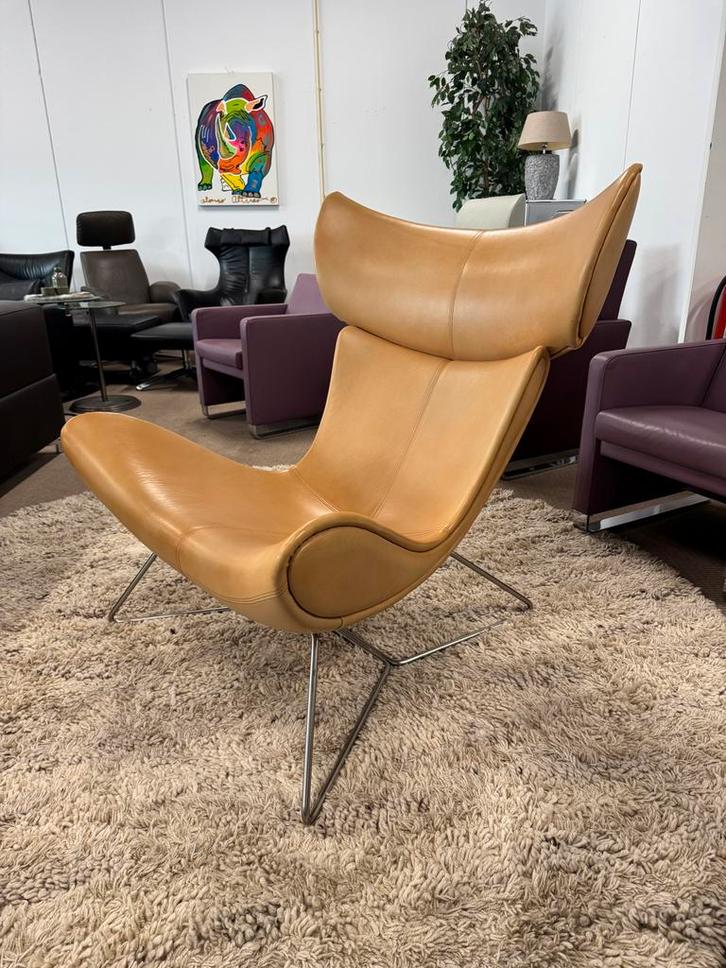 BoConcept Imola, Huis en Inrichting, Fauteuils, Zo goed als nieuw, Leer, 100 tot 125 cm, 75 tot 100 cm, Ophalen