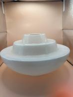 Amsterdamse School lampenkap – wit opaline glas– jaren 20/30, Antiek en Kunst, Antiek | Lampen, Ophalen of Verzenden