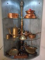 Antiek Koper Collectie met Poetsmiddel, Ophalen of Verzenden