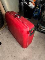 Rode koffer samsonite, Gebruikt, Ophalen of Verzenden, Hard kunststof