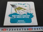 sticker WILD MOSS Mennen After shave  surfers, Ophalen, Zo goed als nieuw, Sticker