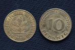 Muntgeld Duitsland 10 Pfennig 1950D, Ophalen of Verzenden, Duitsland, Losse munt