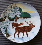 Villeroy & Boch Wallerfangen Bord Winter Eland Rood Hert, Huis en Inrichting, Keuken | Servies, Ophalen, Gebruikt, Bord(en), Overige stijlen
