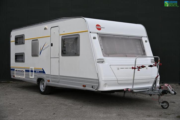 Bürstner Ventana Avantgarde 530 TK Stapelbed Airco Fietsdr., Caravans en Kamperen, Caravans, Bedrijf, tot en met 5, 1000 - 1250 kg
