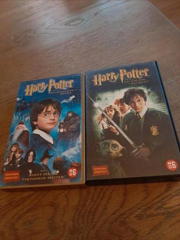 Harry Potter 1 en 2 op videoband. Engels gesproken.  beschikbaar voor biedingen