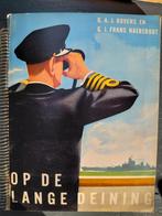 Op de lange deining, plaatjes geplakt, Ophalen of Verzenden, Gebruikt, Kaart, Foto of Prent