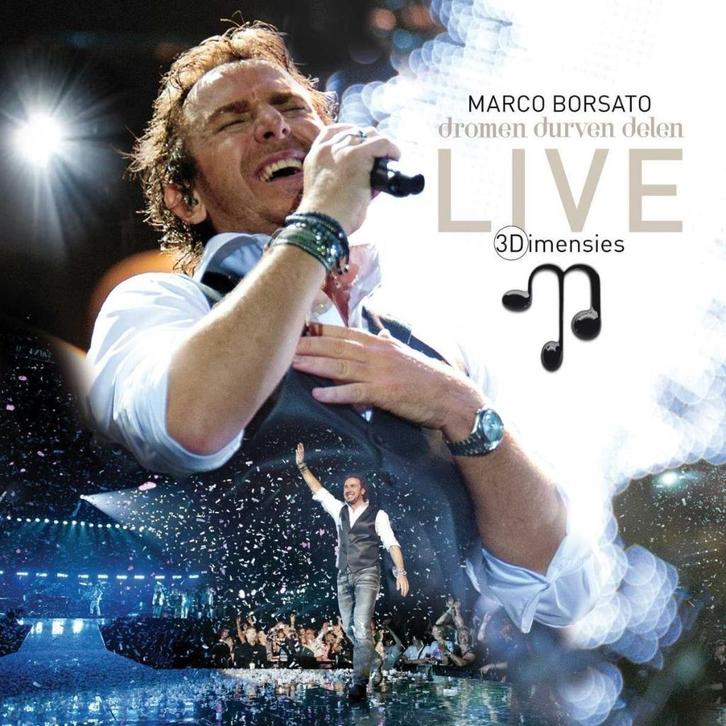 Marco Borsato deluxe blu ray box set Dimensies blu ray 2 cd, Cd's en Dvd's, Blu-ray, Zo goed als nieuw, Muziek en Concerten, 3D