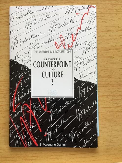 Kwestie van een contrapunt in de cultuur, Boeken, Overige Boeken, Zo goed als nieuw, Ophalen of Verzenden