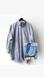 Ralph Lauren The Big Oxford Overhemd Oversize Preppy RRL M, Ophalen of Verzenden, Zo goed als nieuw, Blauw