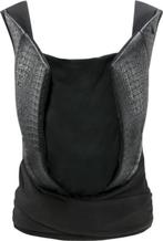 Cybex Yema Tie Denim Leather Stardust Black, Buik of Rug, Nieuw, Draagzak, Ophalen