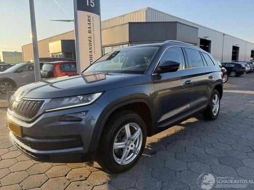 Skoda Kodiaq 1.4 TSI ACT 4x4 Ambition Business (bj 2017), Auto diversen, Schadeauto's, Handgeschakeld, Benzine, Stationwagon, Zilver of Grijs