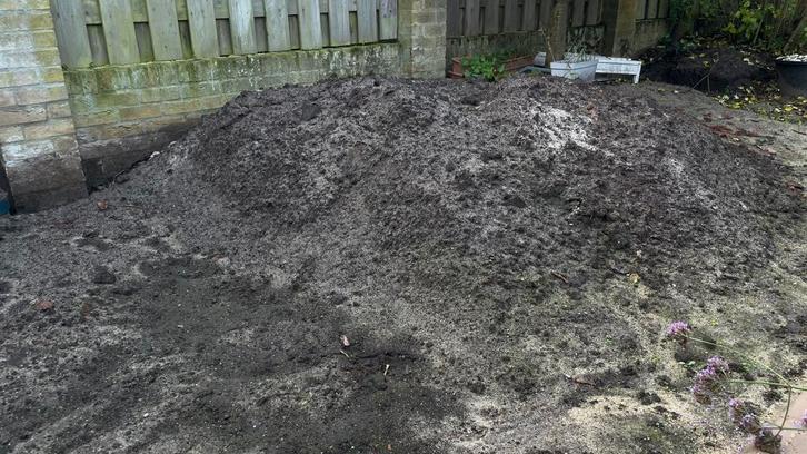 Ophoog grond zand tuin ophoogzandgrond, Tuin en Terras, Zand, Zo goed als nieuw, Overige typen, Ophalen of Verzenden