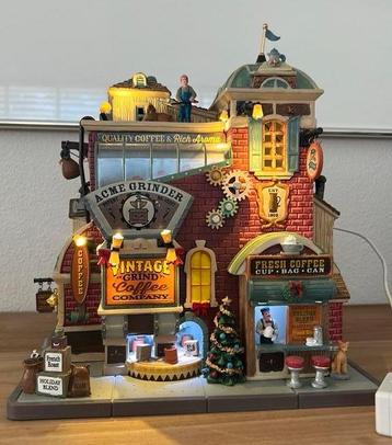 Lemax kerstdorp - vintage grind coffee company beschikbaar voor biedingen