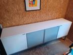 Mooi wit design dressoir 220cm lang, 45cm diep, 87cm hoog, Huis en Inrichting, Kasten | Dressoirs, Ophalen, Gebruikt, 200 cm of meer